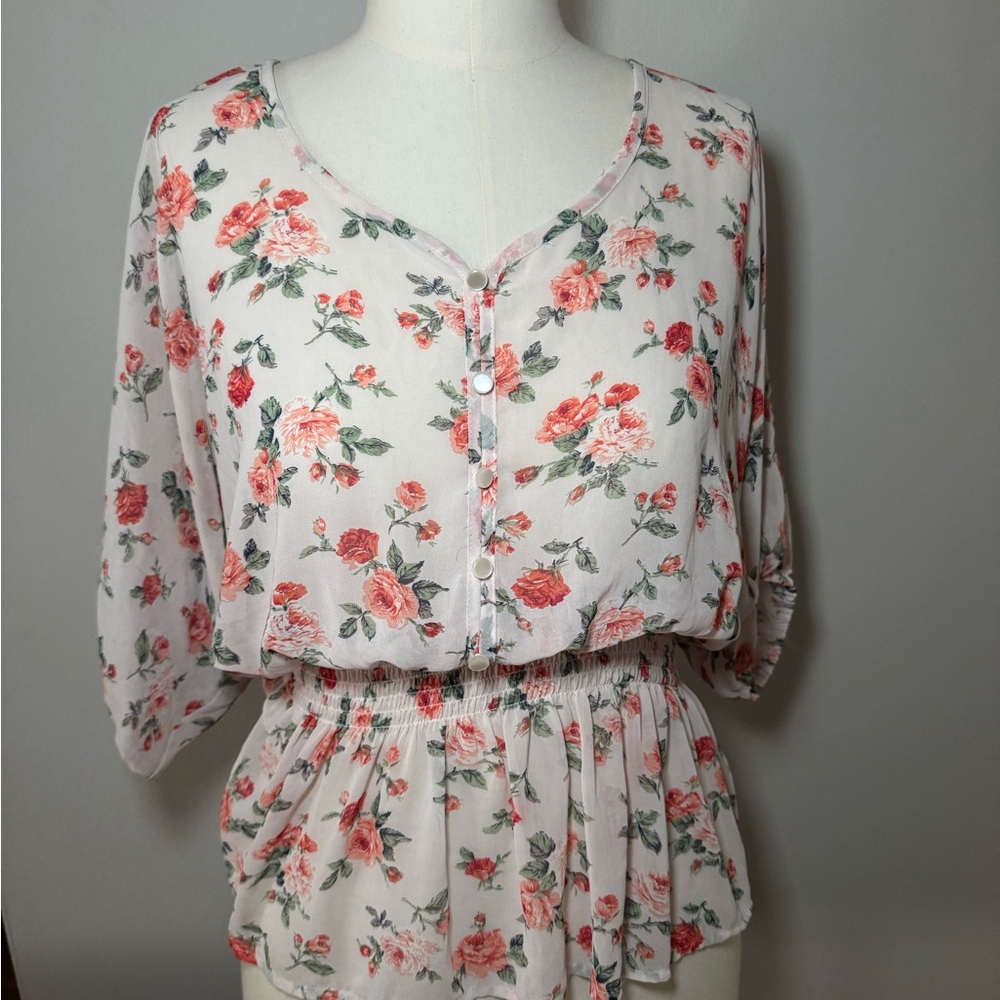 FLORAL BLOUSE 🌸